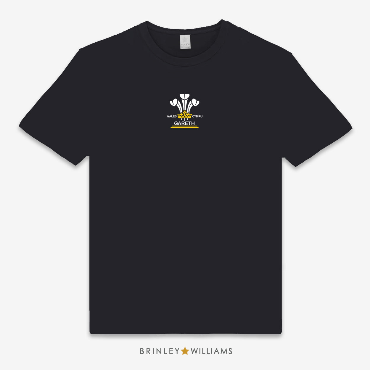 3 Feathers Personalised Unisex Classic T-shirt - Black
