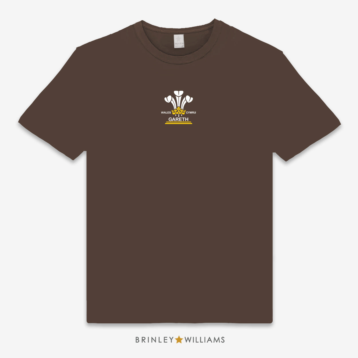4 Feathers Personalised Unisex Classic T-shirt - Brown