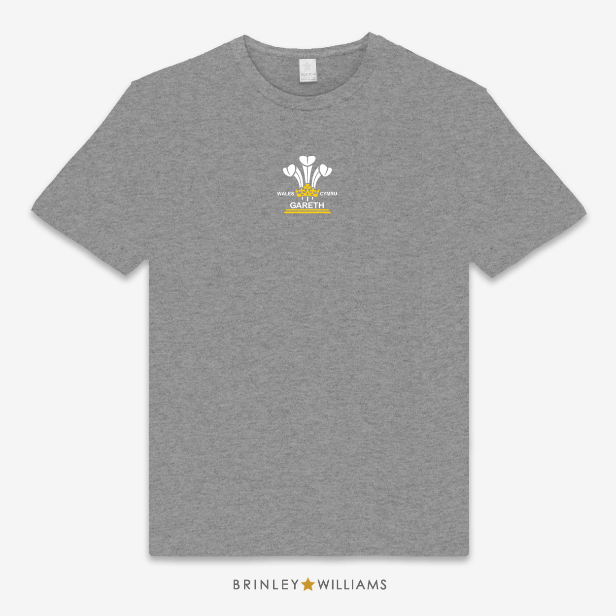 5 Feathers Personalised Unisex Classic T-shirt - Dark Heather