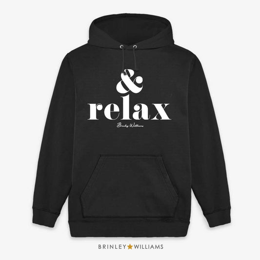 & Relax Unisex Yoga Hoodie- Black
