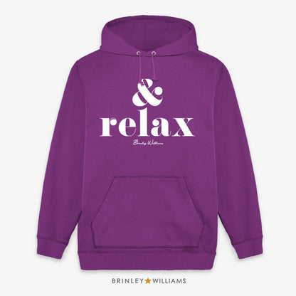 & Relax Unisex Yoga Hoodie- Purple