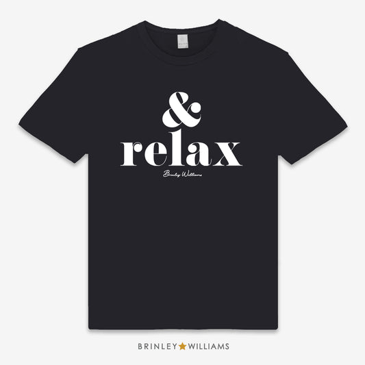 & Relax Unisex Classic Yoga T-shirt - Black