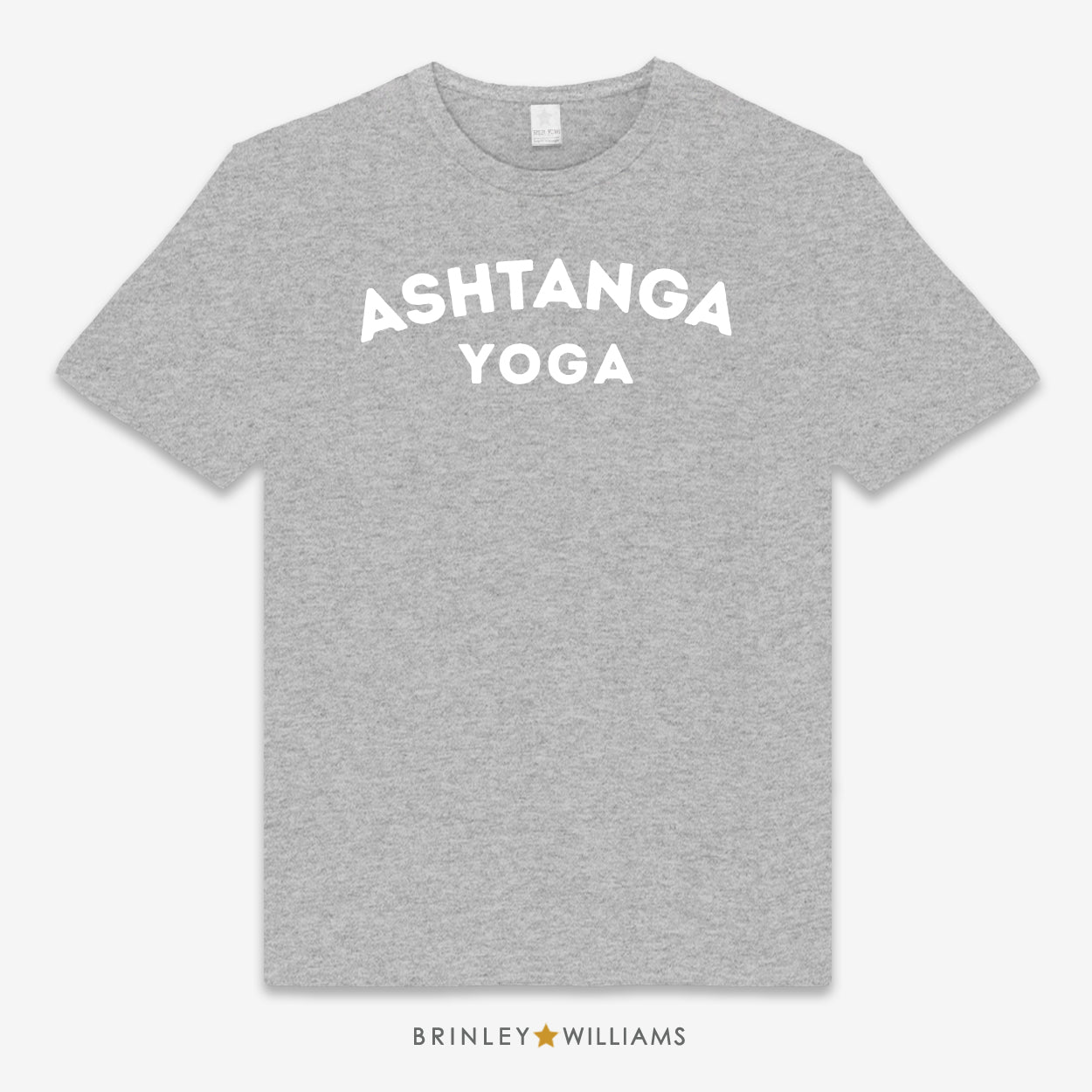 Ashtanga Unisex Classic Yoga T-shirt - Heather Grey