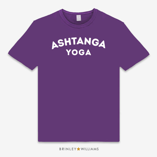 Ashtanga Unisex Classic Yoga T-shirt - Purple