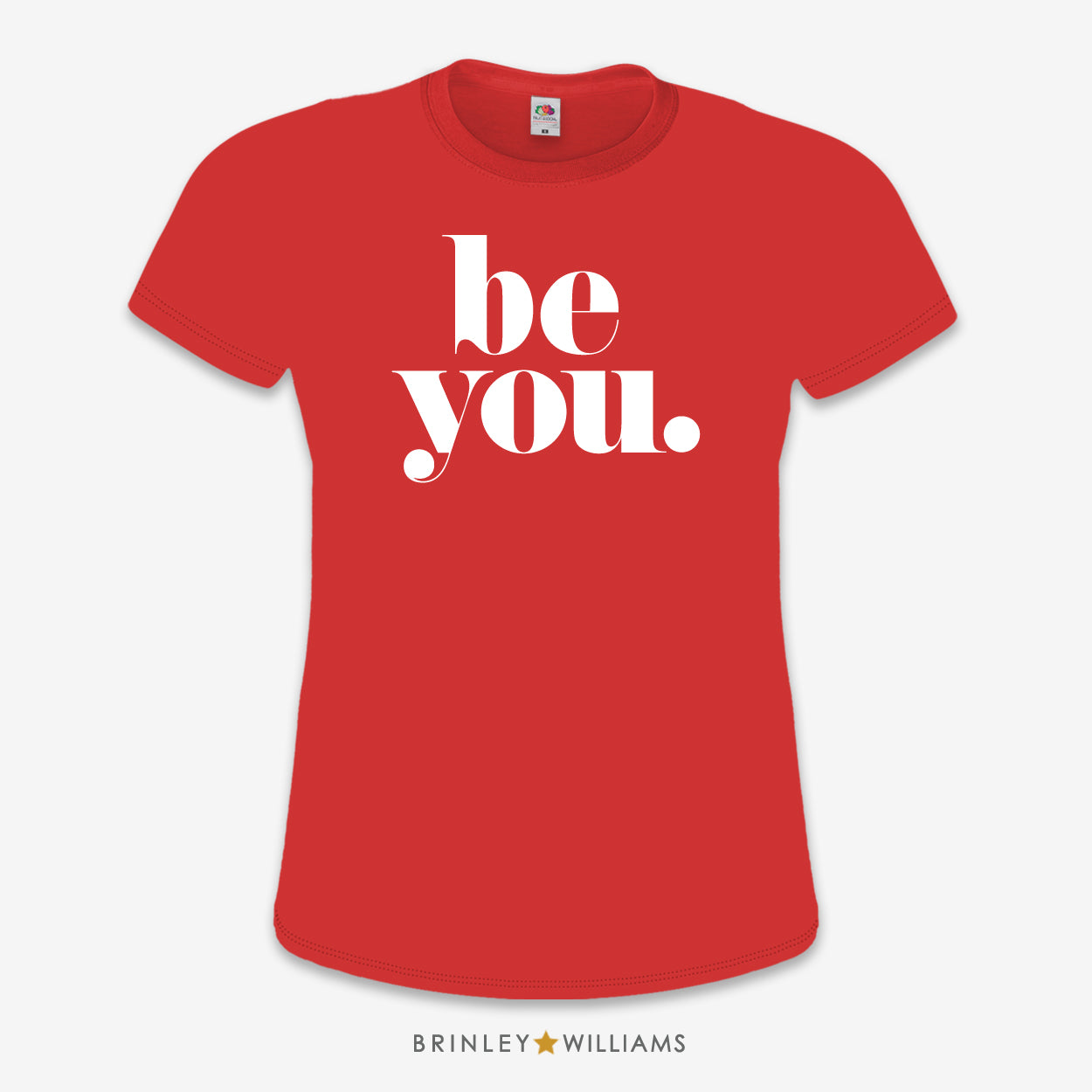 Be You Slim Fit T-shirt - Fire Red
