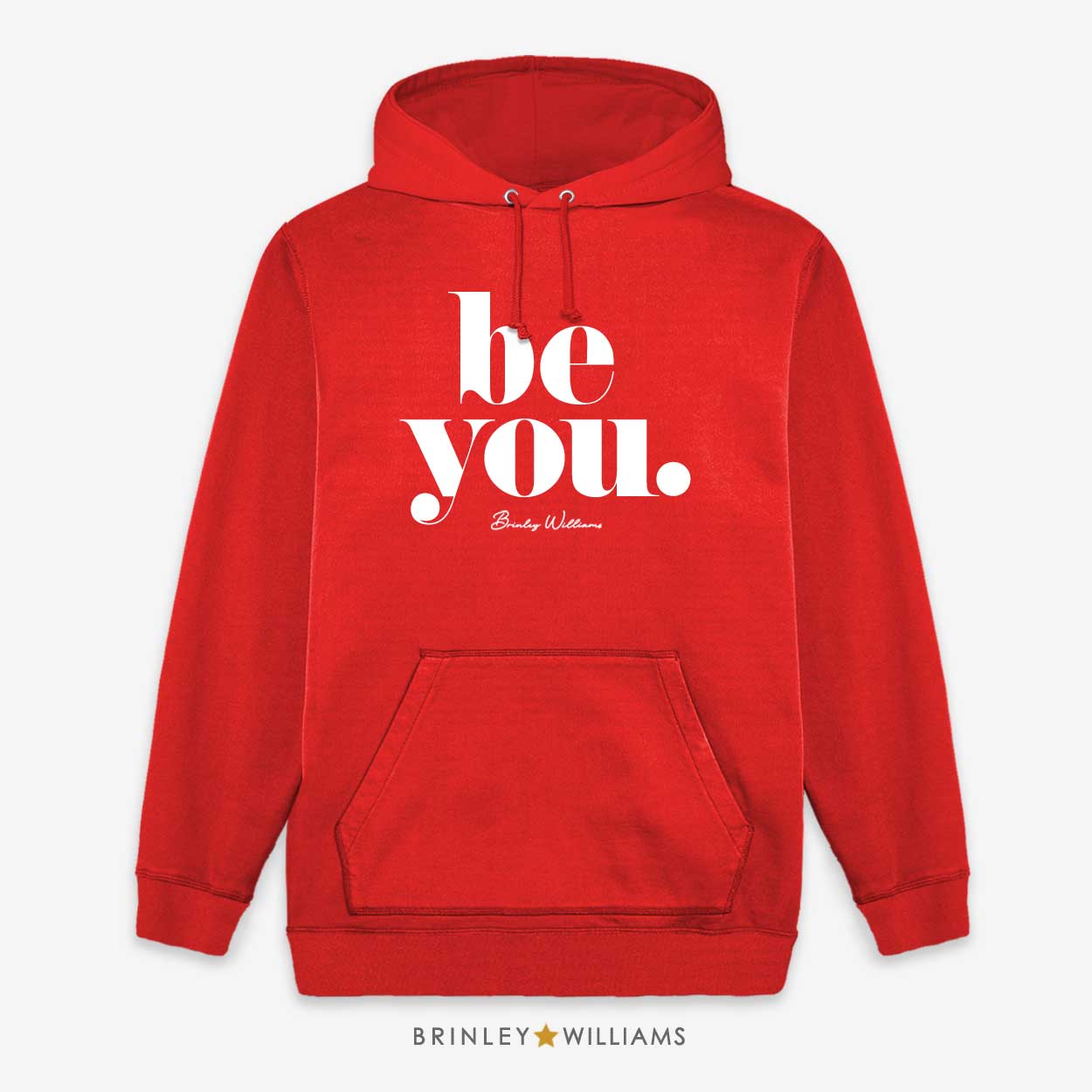 Be You Unisex Hoodie - Fire Red