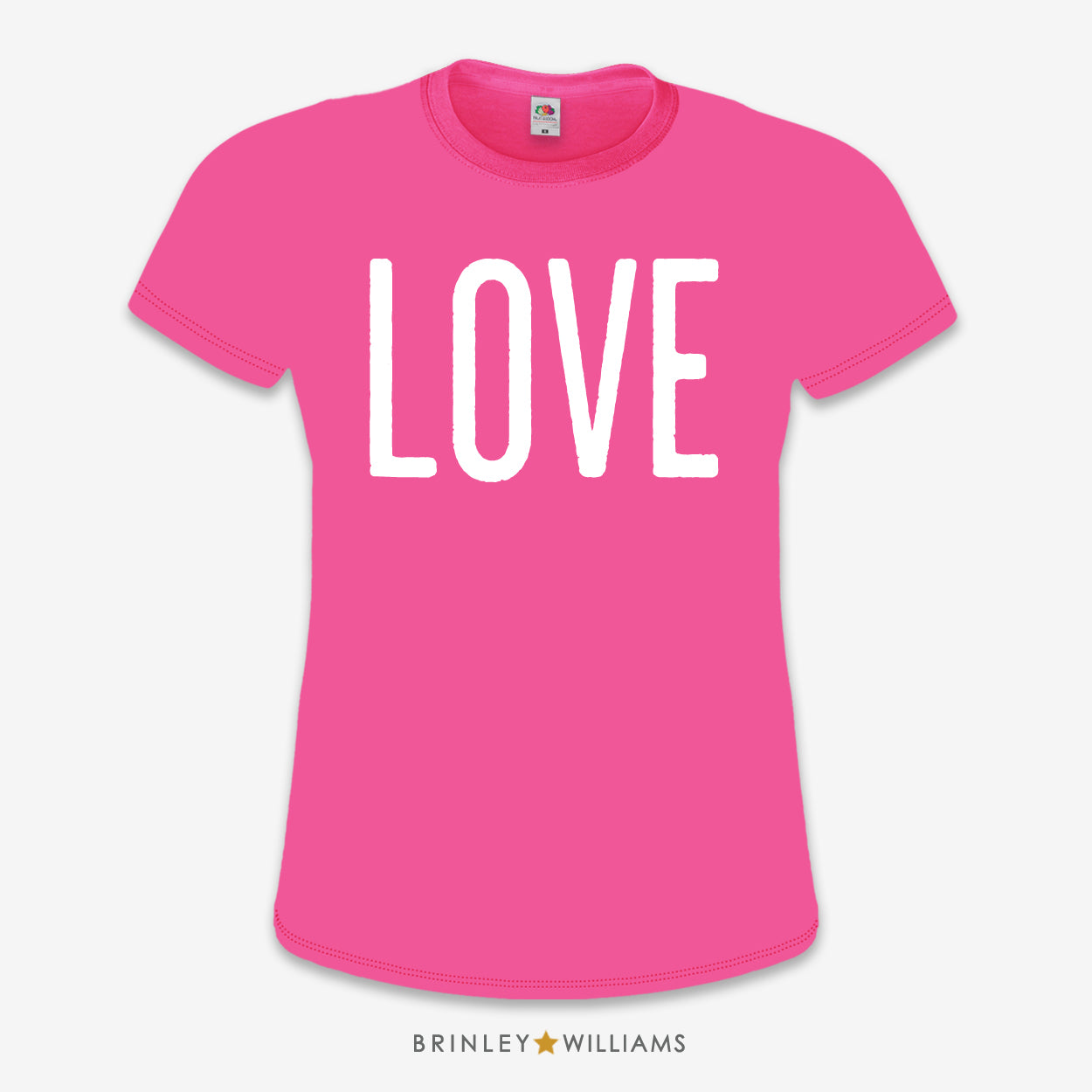 Big Love Slim Fit T-shirt- Fire Red