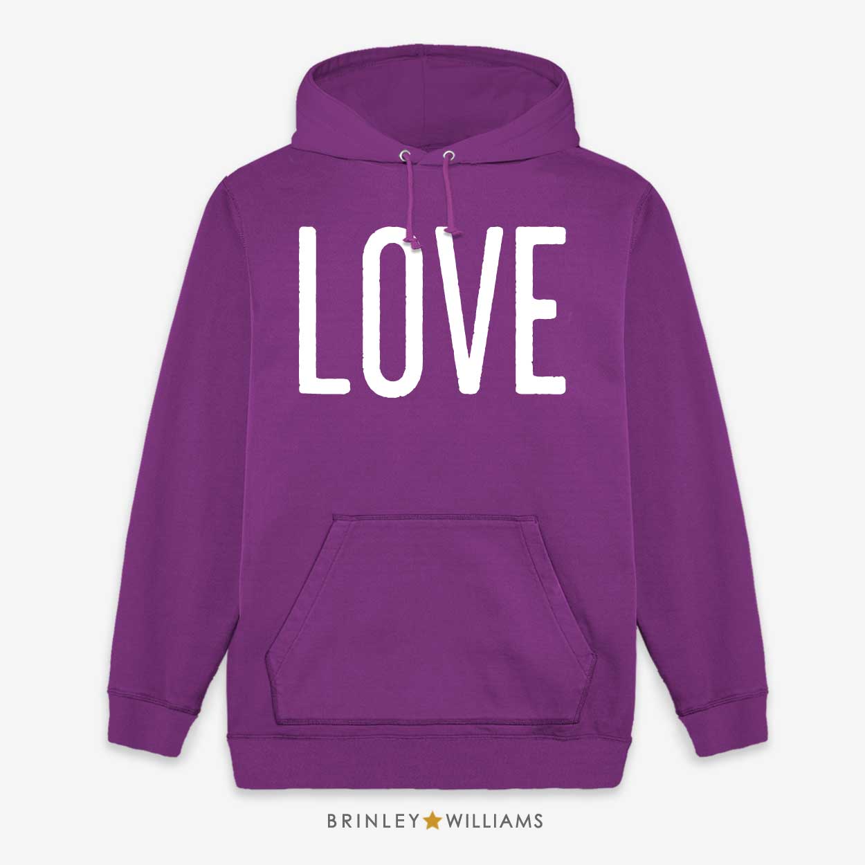 Big Love Unisex Hoodie - Purple