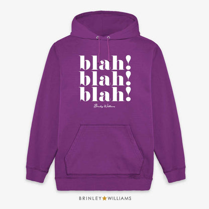 Blah blah blah Unisex Hoodie - Purple