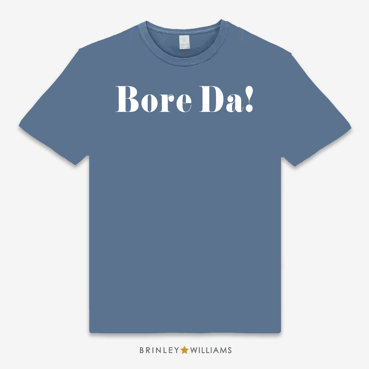 Bore Da Unisex Classic Welsh T-shirt - Indigo