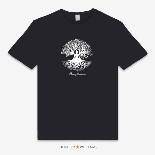 Buddha Tree Unisex Classic Yoga T-shirt - Black