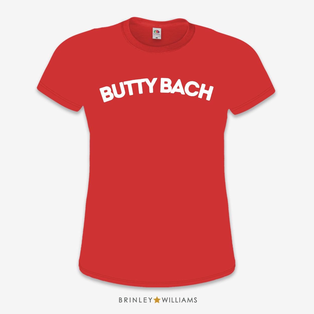 Butty Bach Slim Fit T-shirt - Fire Red