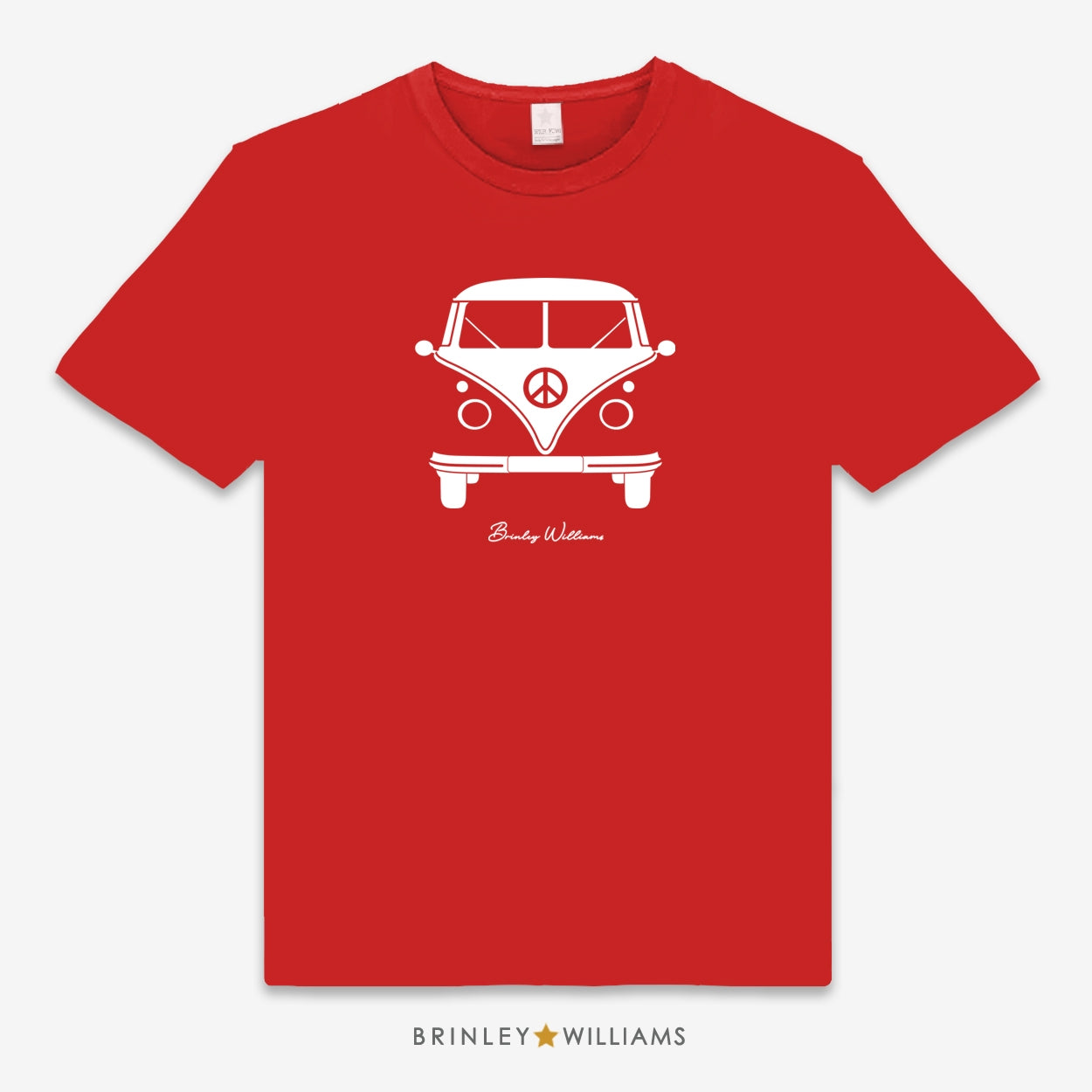 Camper Van Unisex Kids T-shirt - Fire red
