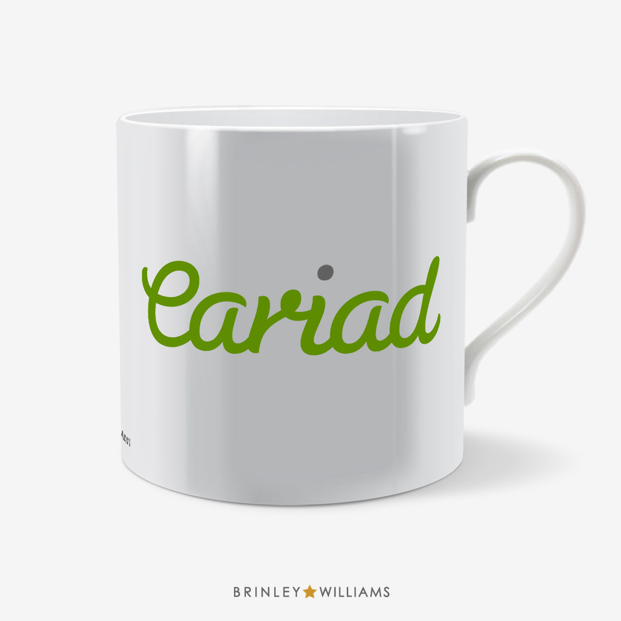 Cariad Welsh Mug - Green