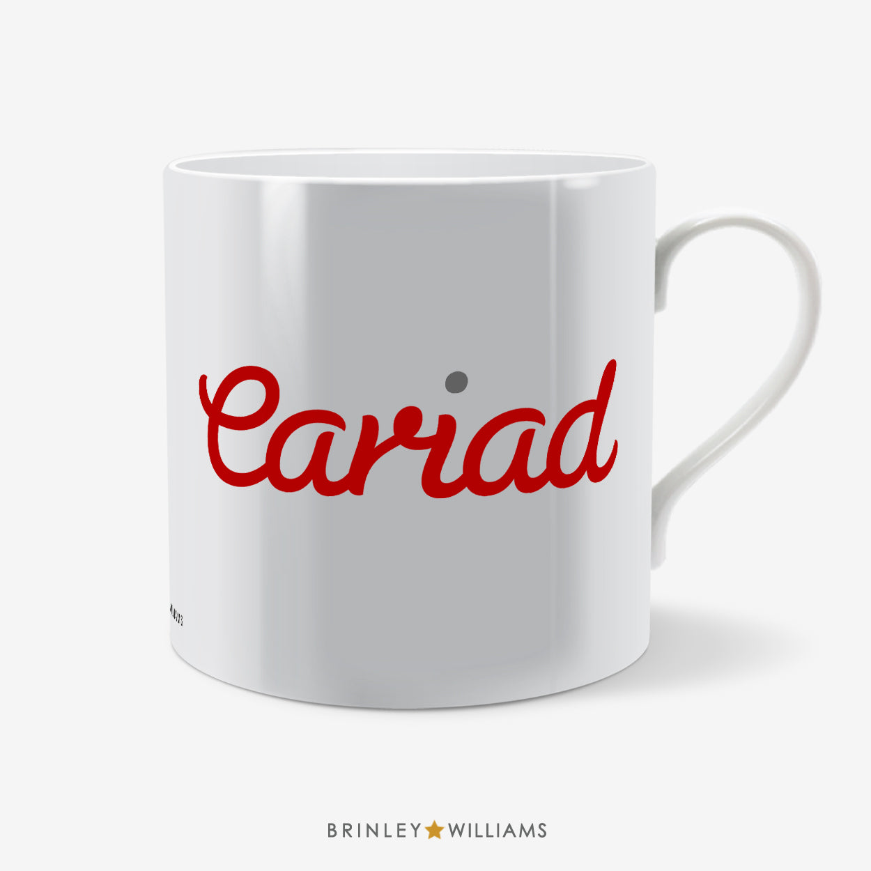 Cariad Welsh Mug - Red