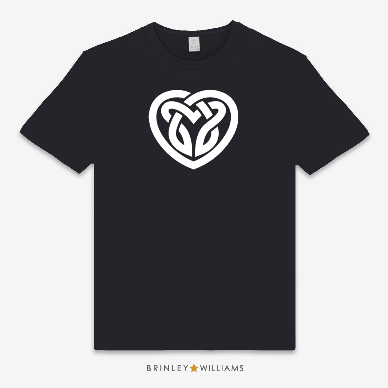 Celtic Heart Unisex Classic Welsh T-shirt - Black