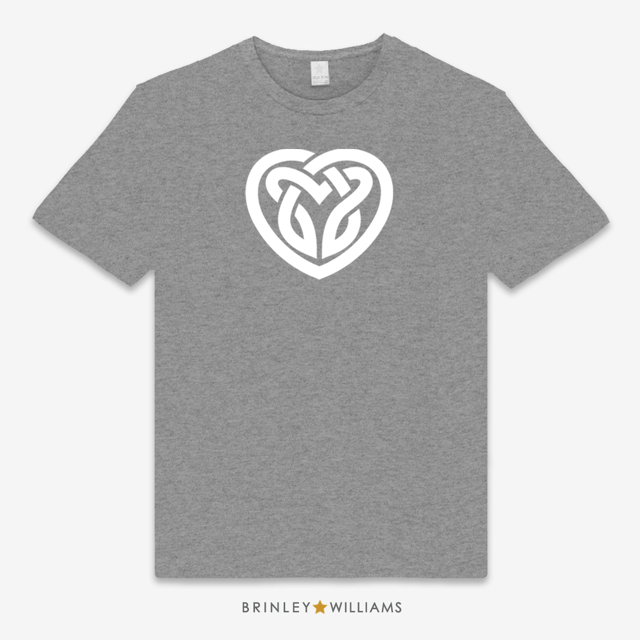 Celtic Heart Unisex Classic Welsh T-shirt - Dark Heather