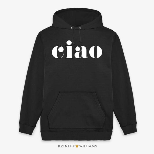 Ciao Unisex Hoodie- Black