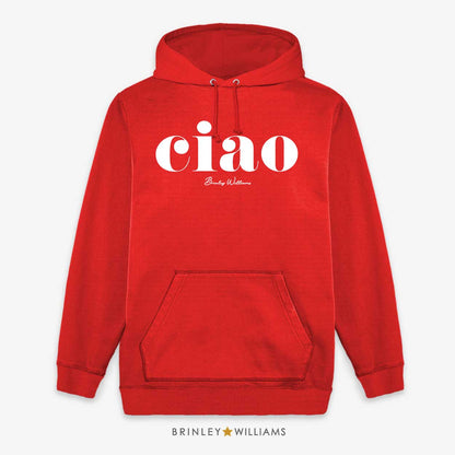 Ciao Unisex Hoodie- Fire Red