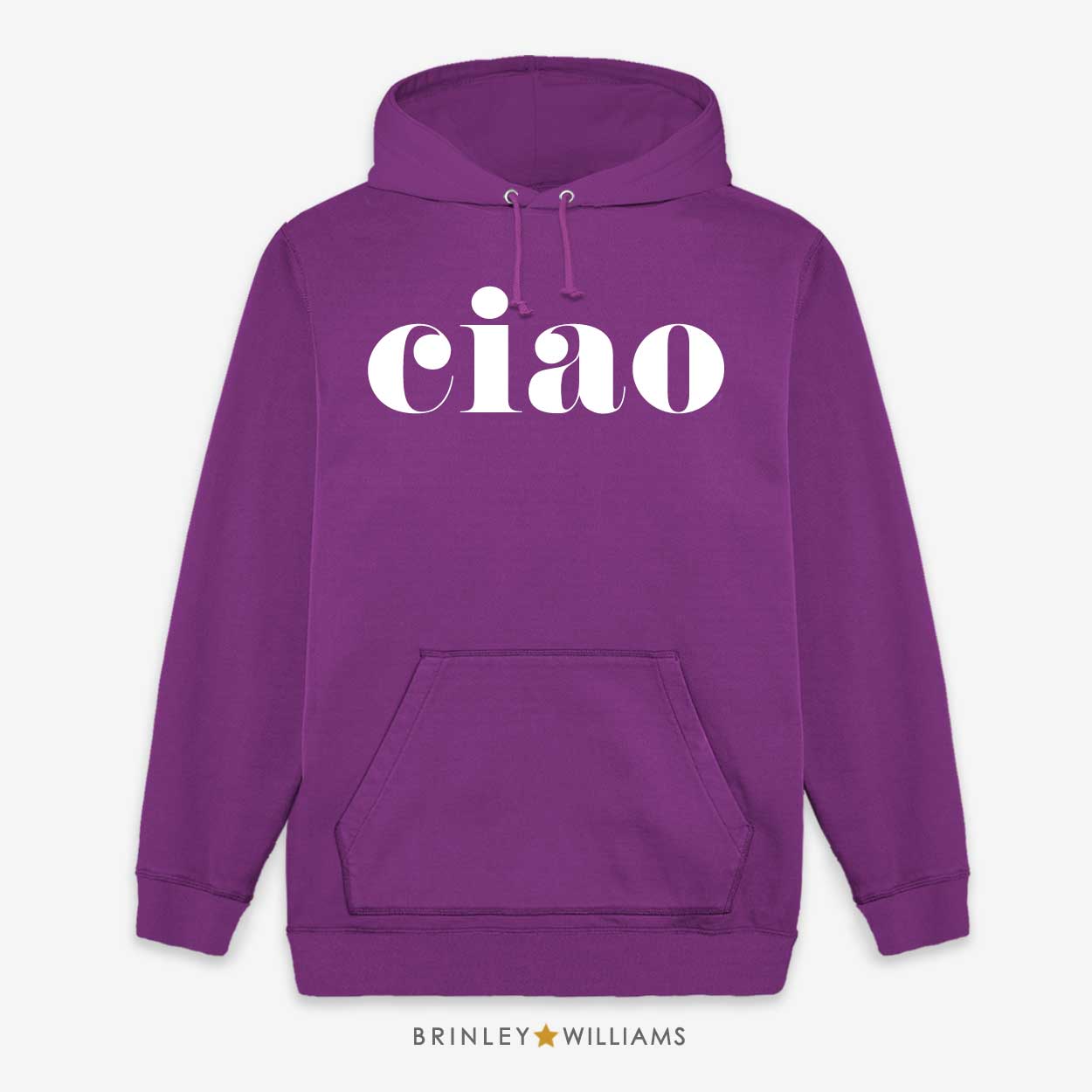 Ciao Unisex Hoodie- Purple