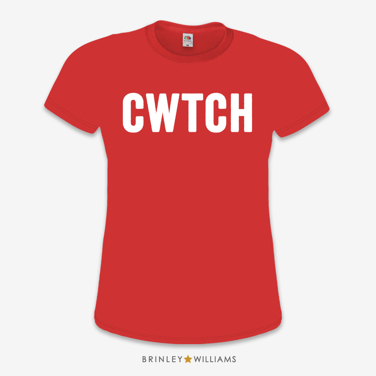 Big Cwtch Slim Fit T-shirt - Fire Red