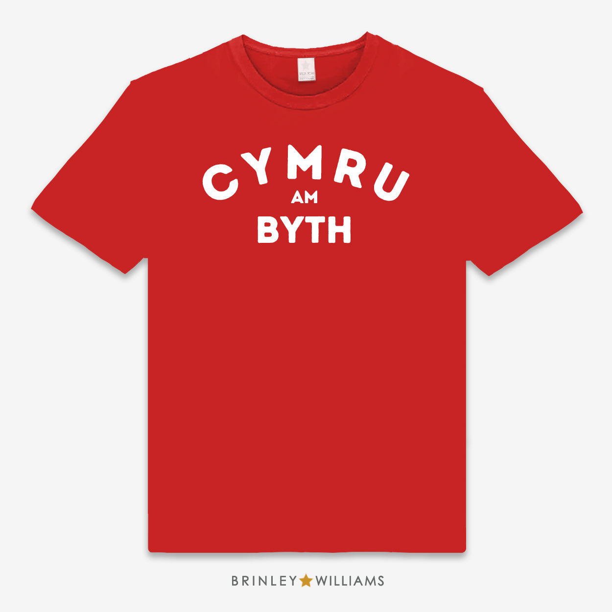 Cymru am Byth Unisex Kids T-shirt - Fire red