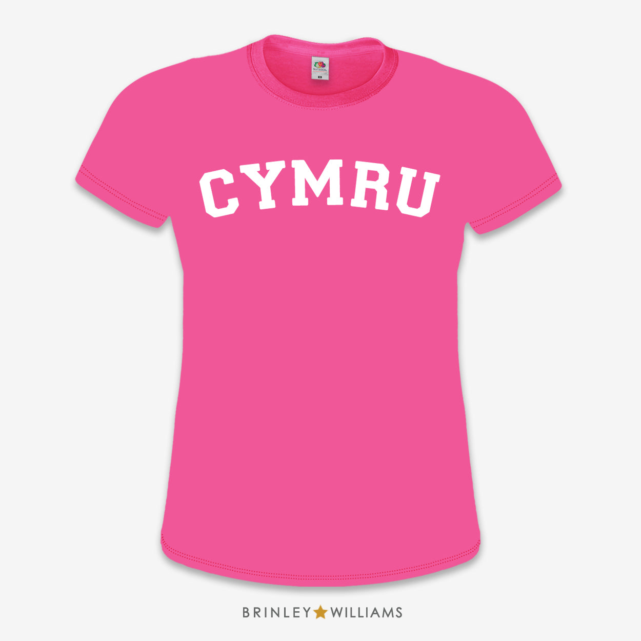 Cymru Slim Fit T-shirt - Fuchsia