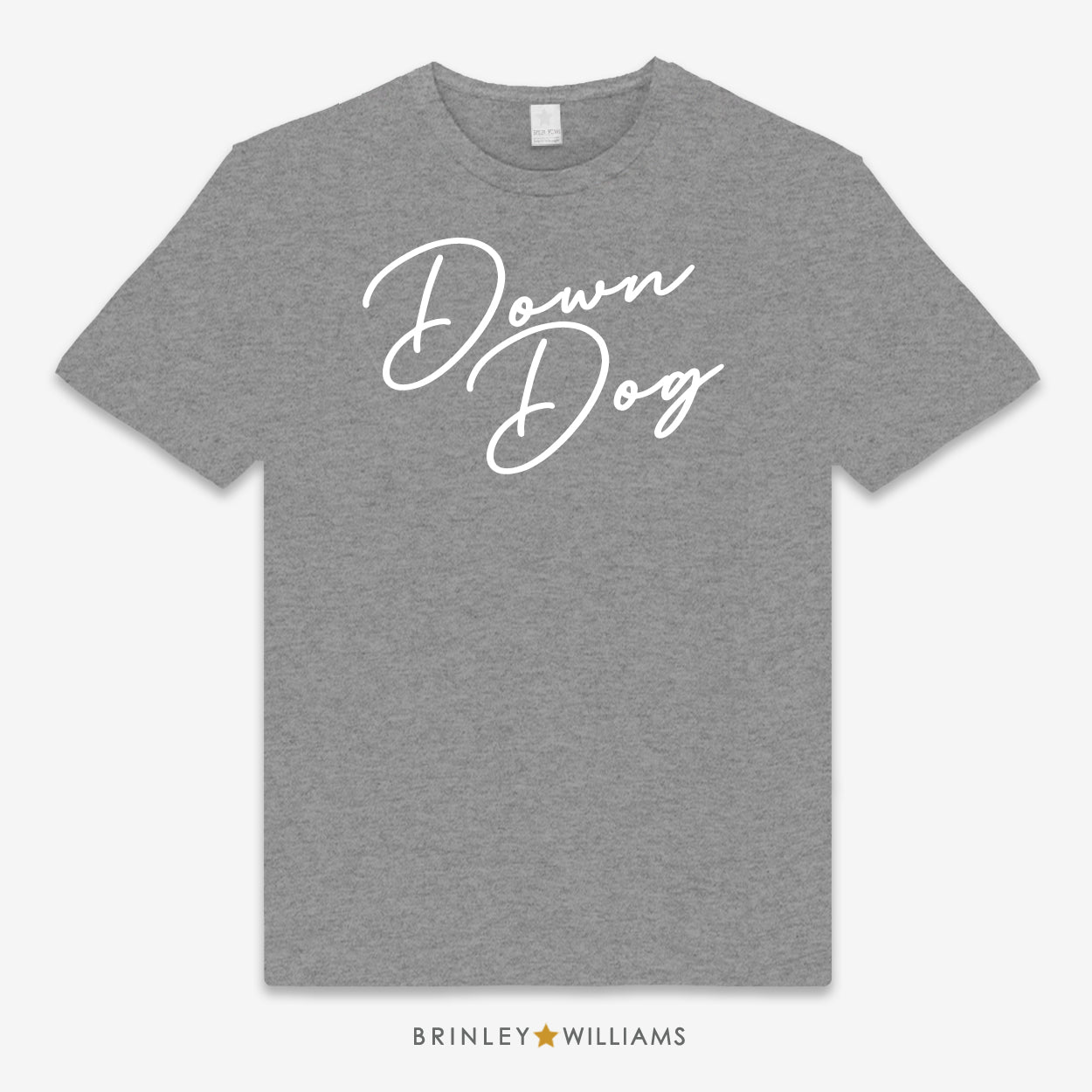 Down Dog Unisex Classic Yoga T-shirt - Dark Heather