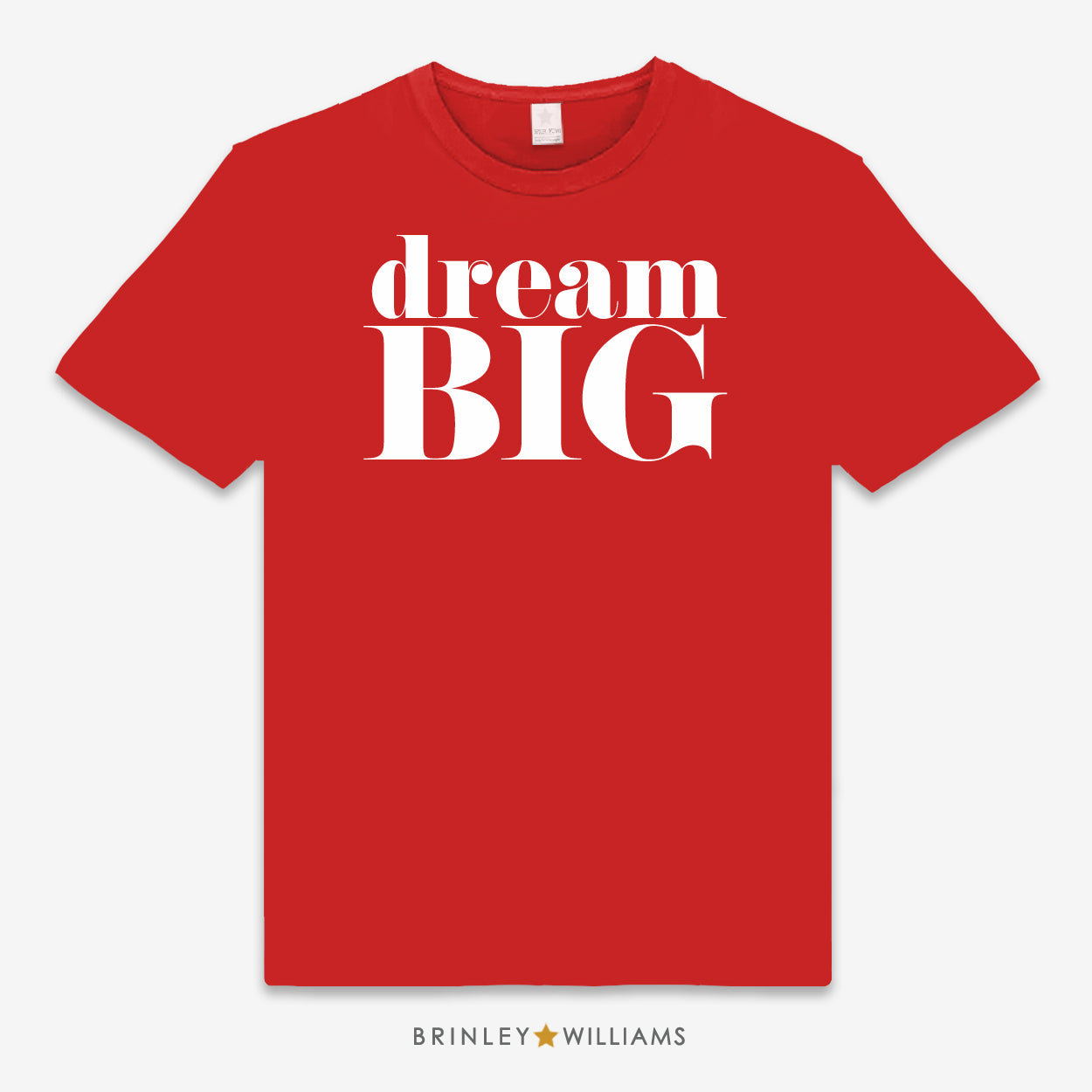 Dream Big Unisex Kids T-shirt - Fire red