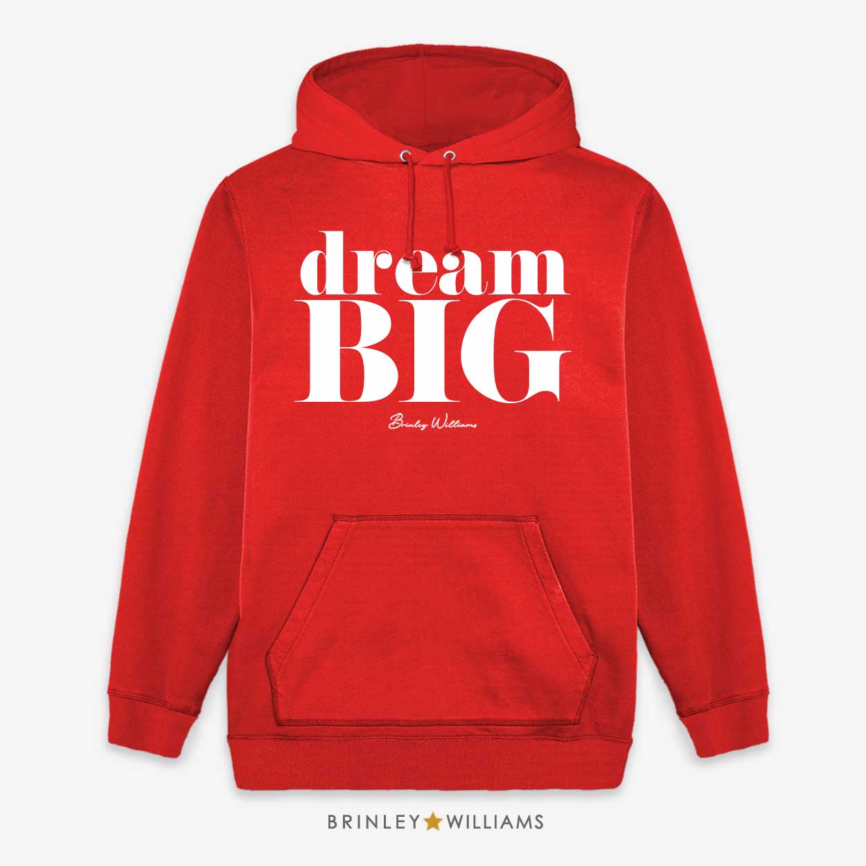 Dream Big Unisex Hoodie - Fire Red