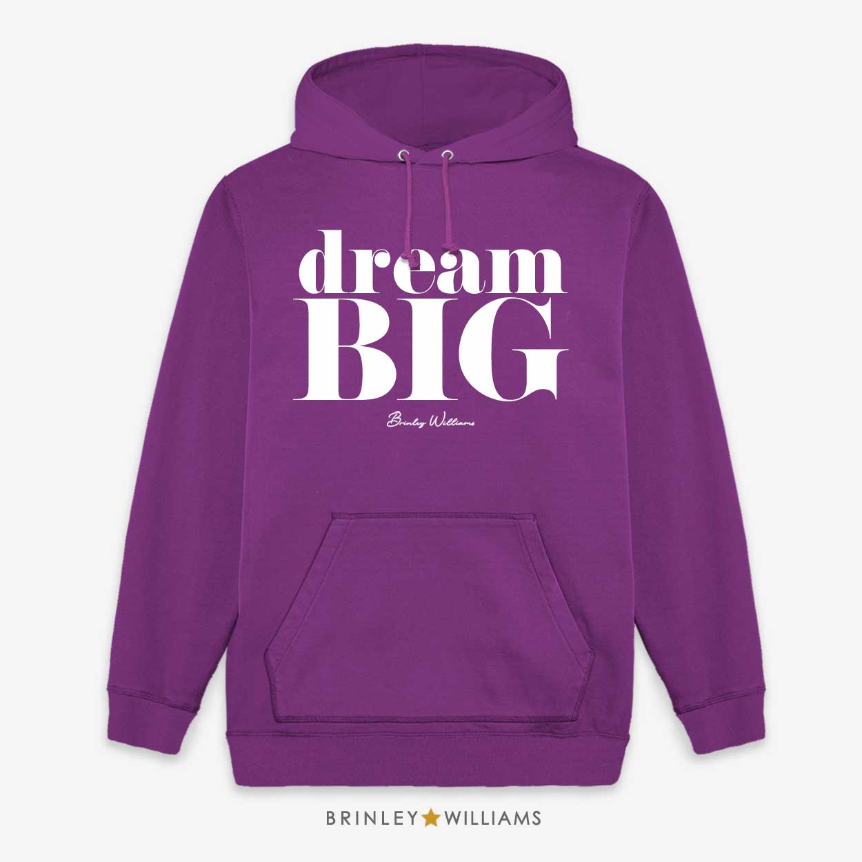 Dream Big Unisex Hoodie - Purple
