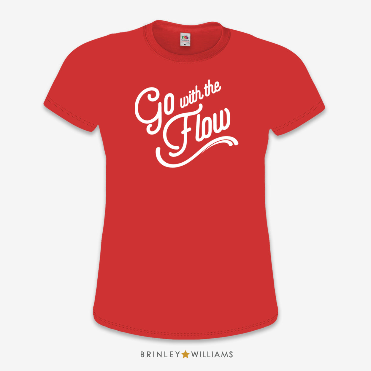 Go with the Flow Slim Fit T-shirt - Fire Red
