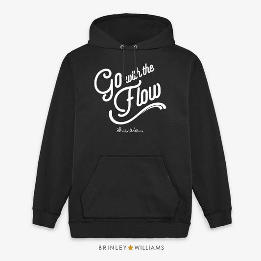 Go with the flow Unisex Hoodie - Black