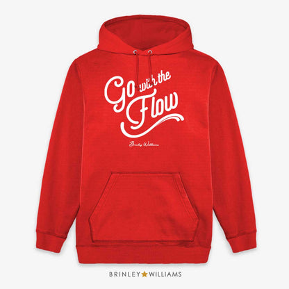 Go with the flow Unisex Hoodie - Fire Red
