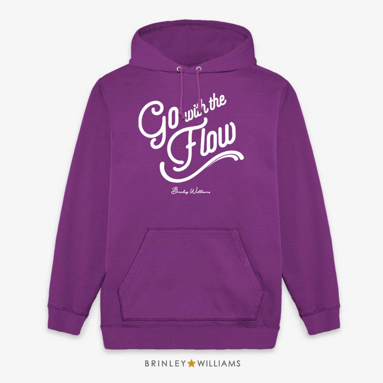 Go with the flow Unisex Hoodie - Purple