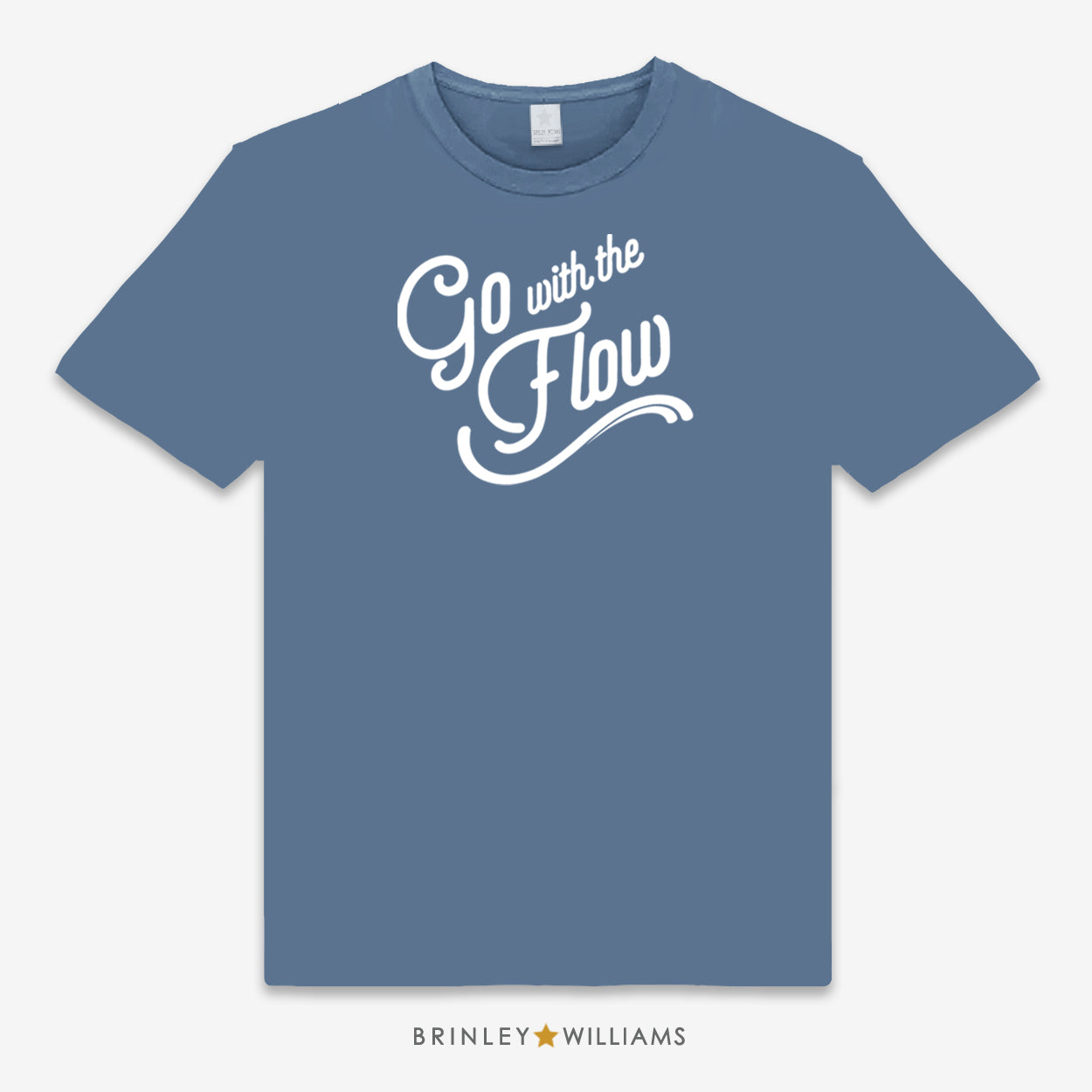 Go with the Flow Unisex Classic T-shirt - Indigo