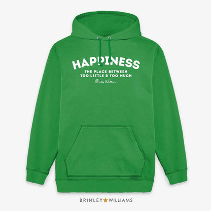 Happiness Quote Unisex Hoodie - Kelly Green