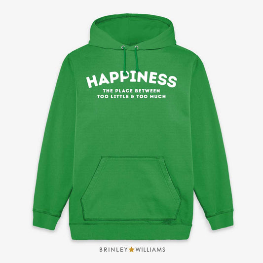 Happiness Quote Unisex Hoodie - Kelly Green