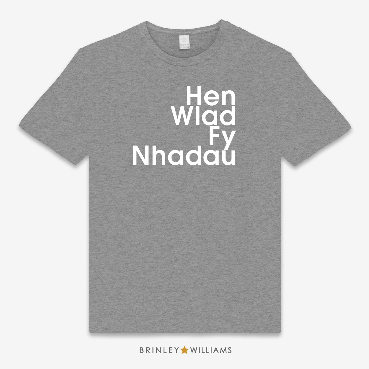 Hen Wlad Fy Nhadau Unisex Classic Welsh T-shirt - Dark Heather