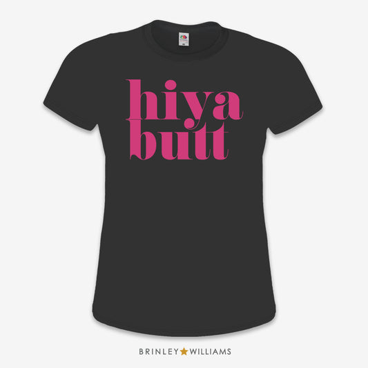 Hiya Butt Slim Fit T-shirt - Black