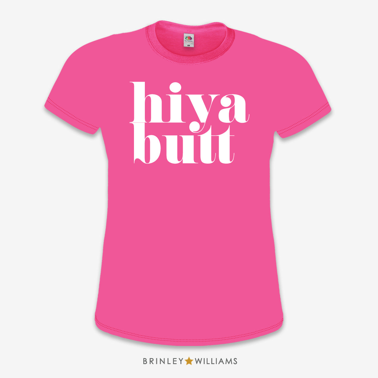 Hiya Butt Slim Fit T-shirt - Fuchsia