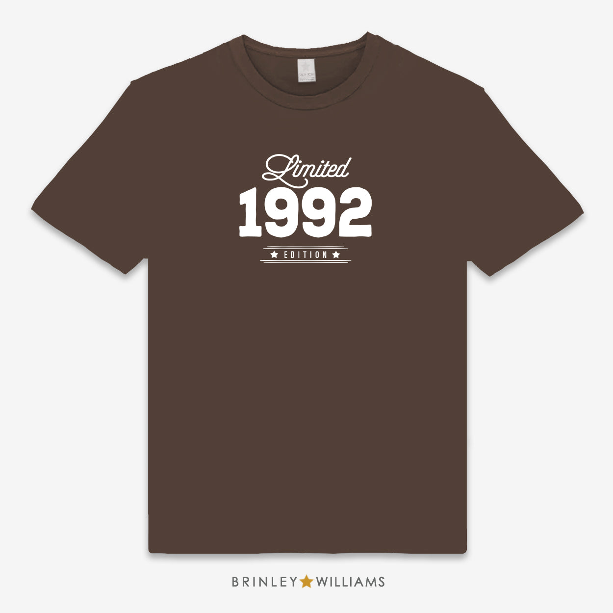 Limited Edition Personalised Year Unisex Classic T-shirt - Brown