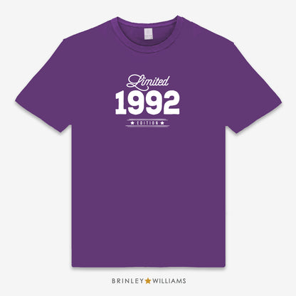 Limited Edition Personalised Year Unisex Classic T-shirt - Purple