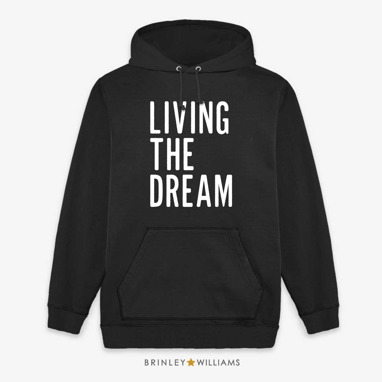Living the Dream Unisex Hoodie - Black