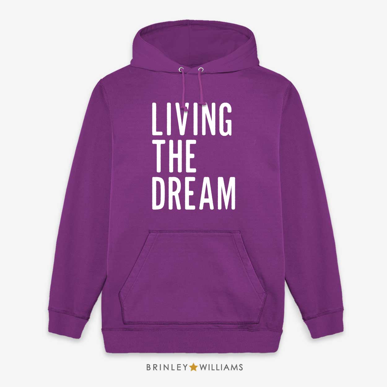 Living the Dream Unisex Hoodie - Purple