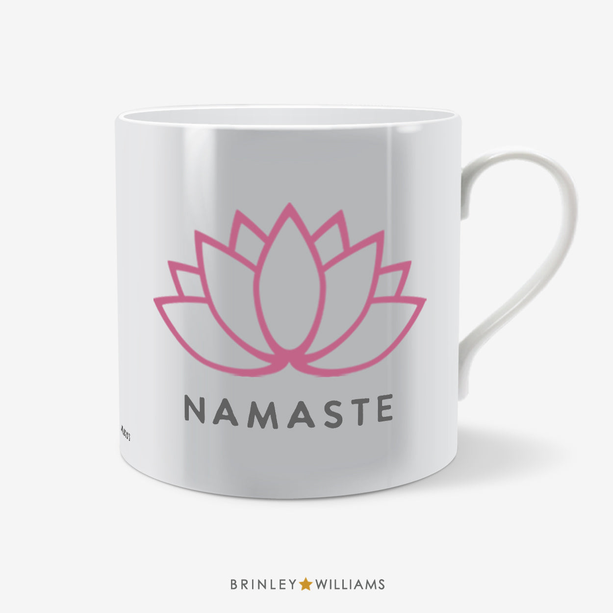 Namaste Lotus Flower Yoga Mug - Pink
