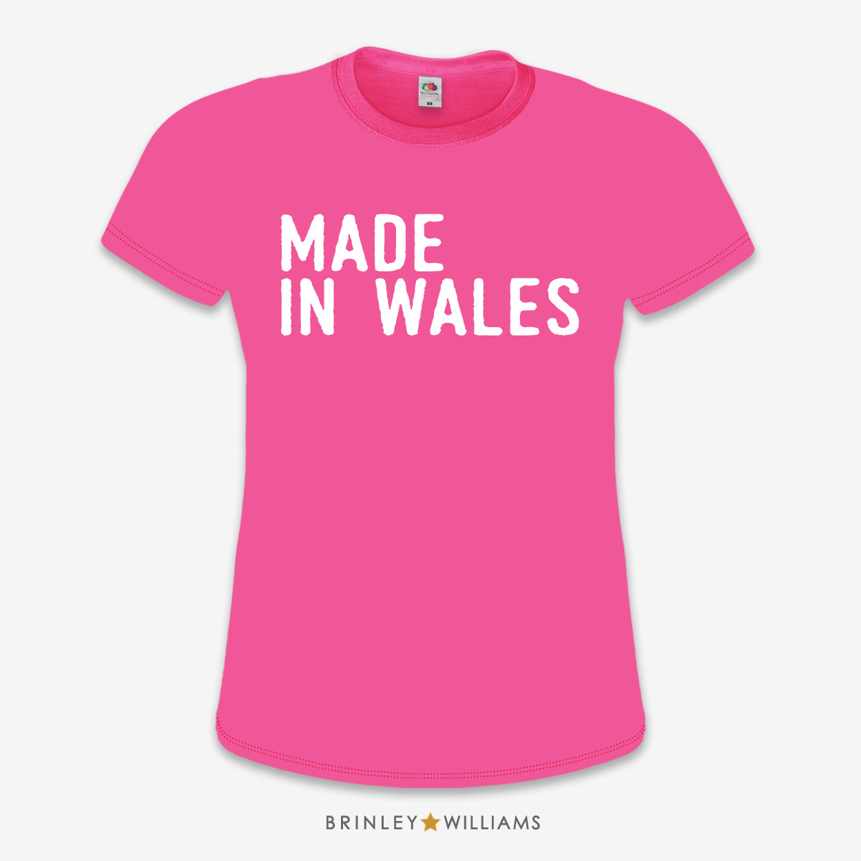 Made in Wales Slim Fit T-shirt - Fuchsia
