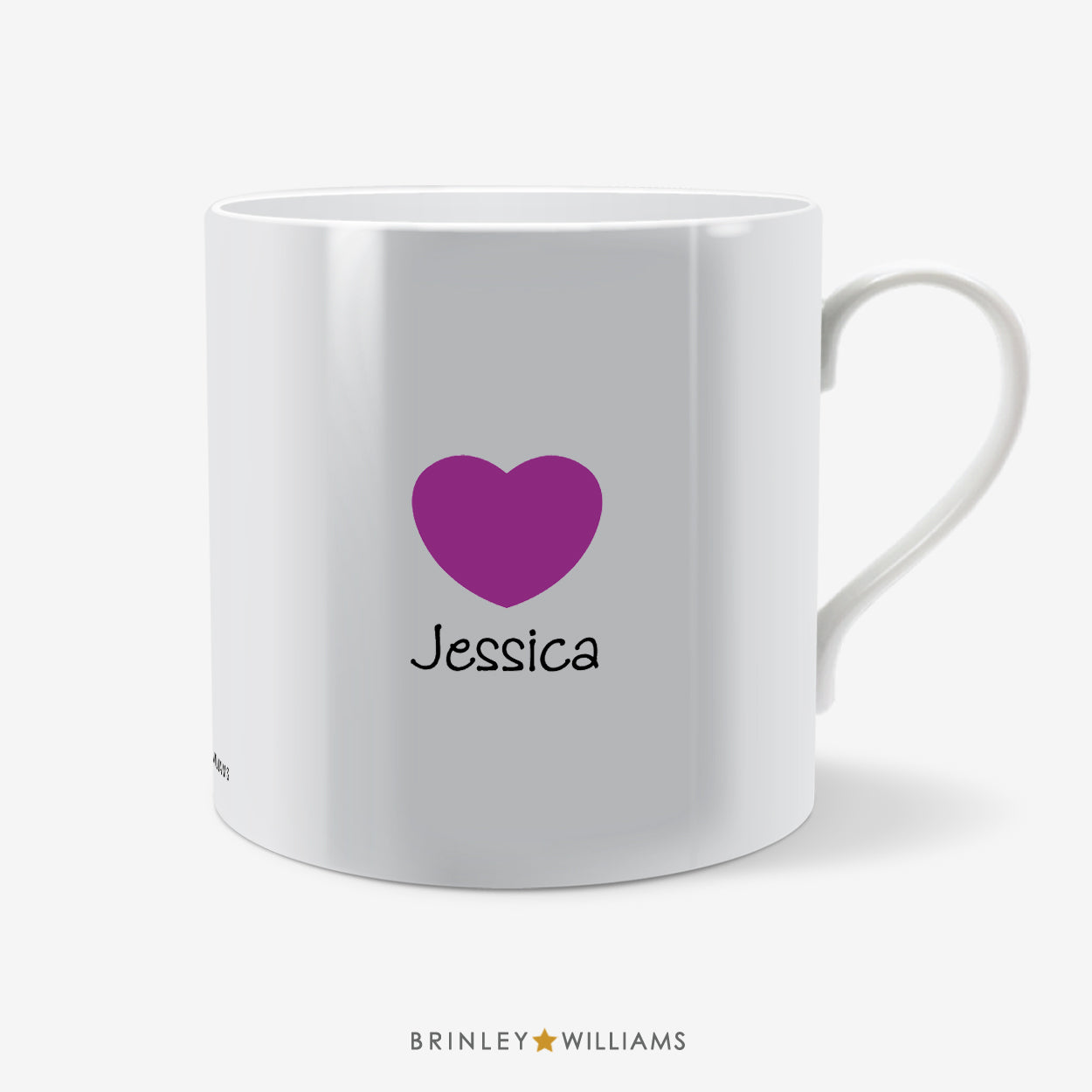 My Love Personalised Mug - Purple