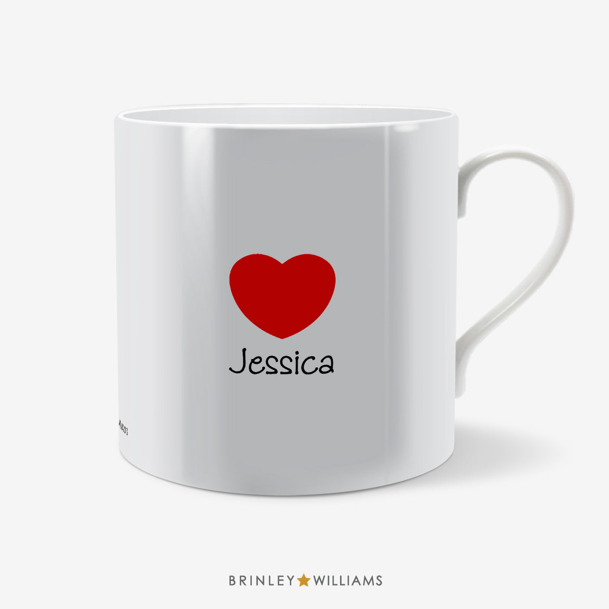 My Love Personalised Mug - Red
