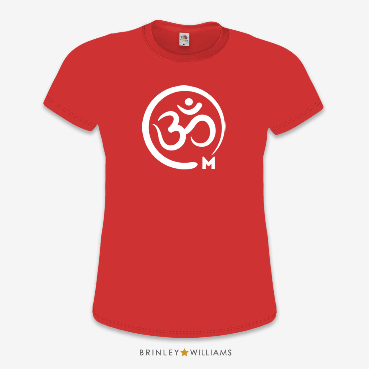 Om Slim Fit T-shirt - Fire Red